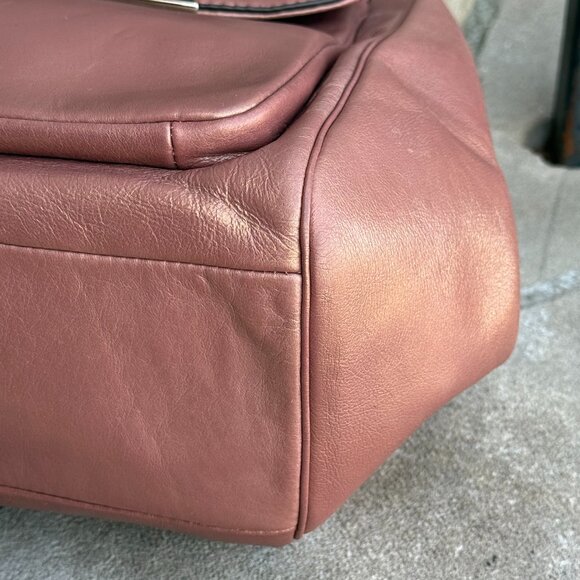 COACH MADISON MADELINE EAST WEST SATCHEL Shoulder Bag Vintage Y2K Retro Pink - Picture 11 of 16